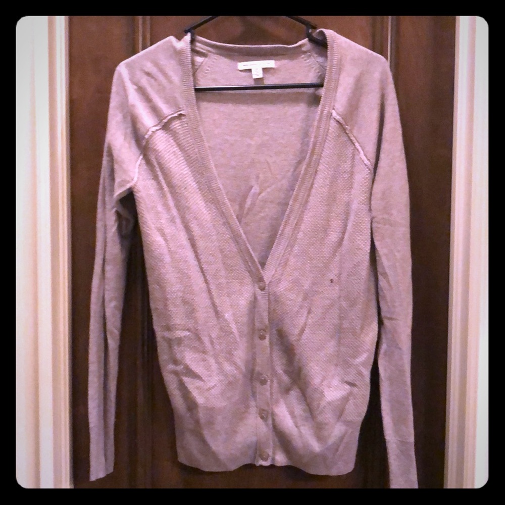 Tan cardigan